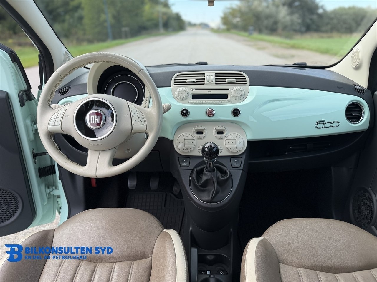 Fiat 500 1.2 8V Manuell, 69hk Lounge 2015, bild 4/10