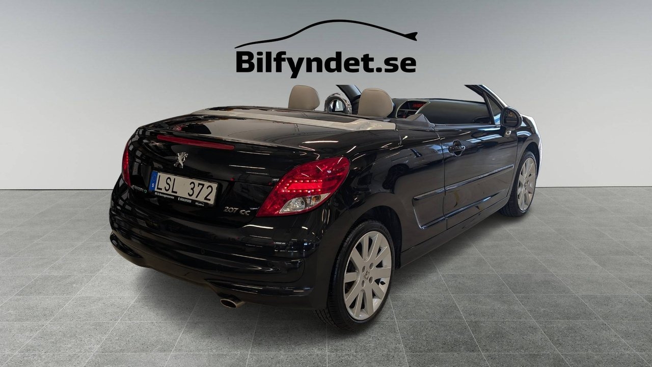 Peugeot 207 CC 1.6 VTi 1 brukare endast 2011, bild 4/8