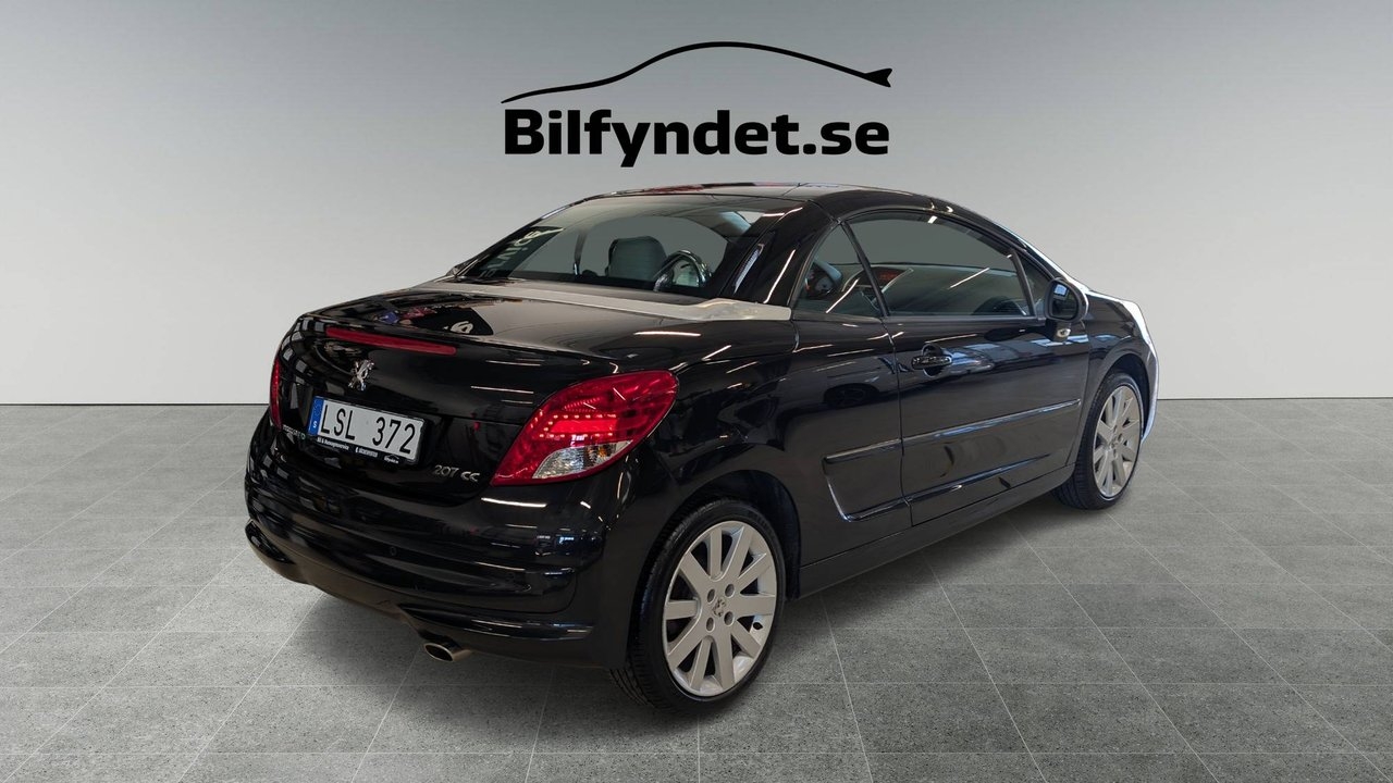 Peugeot 207 CC 1.6 VTi 1 brukare endast 2011, bild 3/8