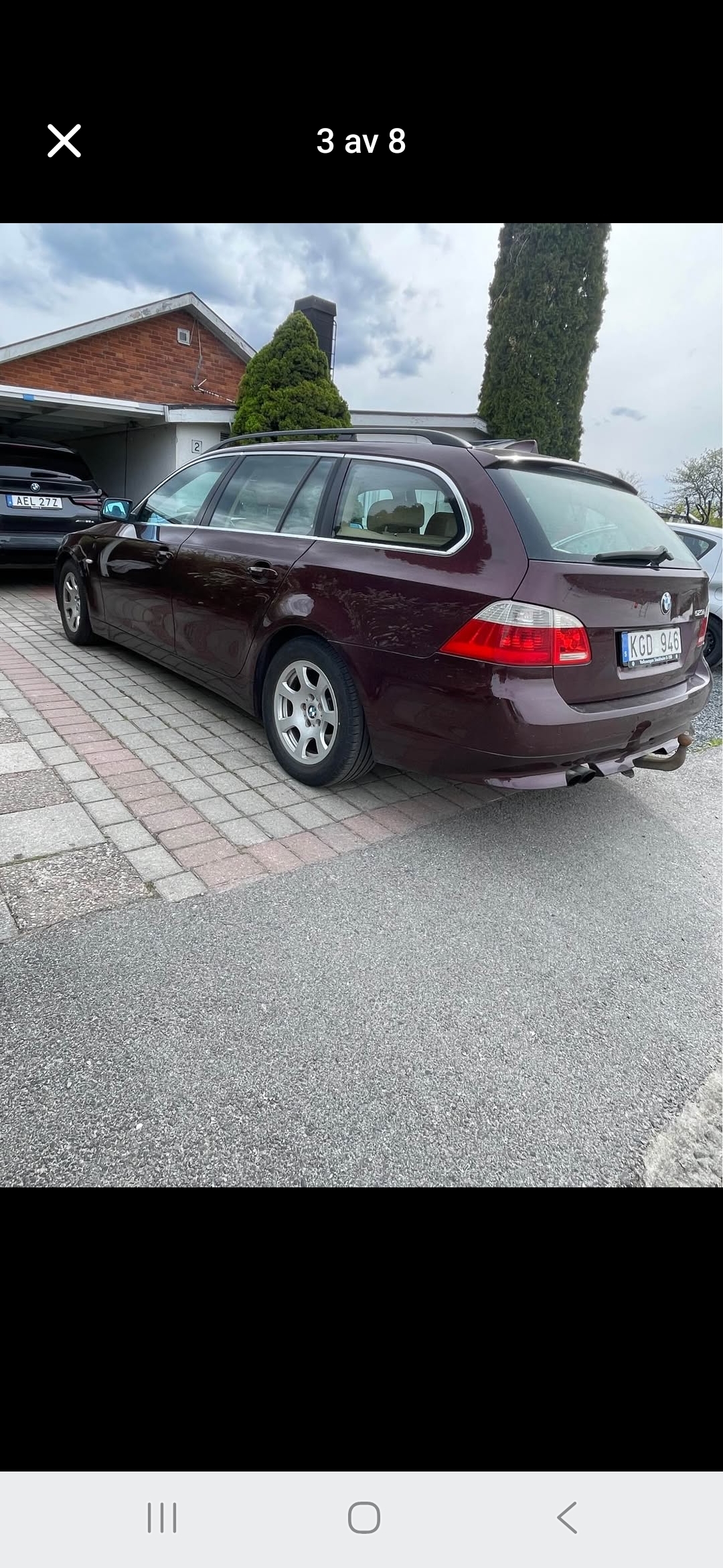 BMW 523 i Touring Automatisk 2007, bild 3/8
