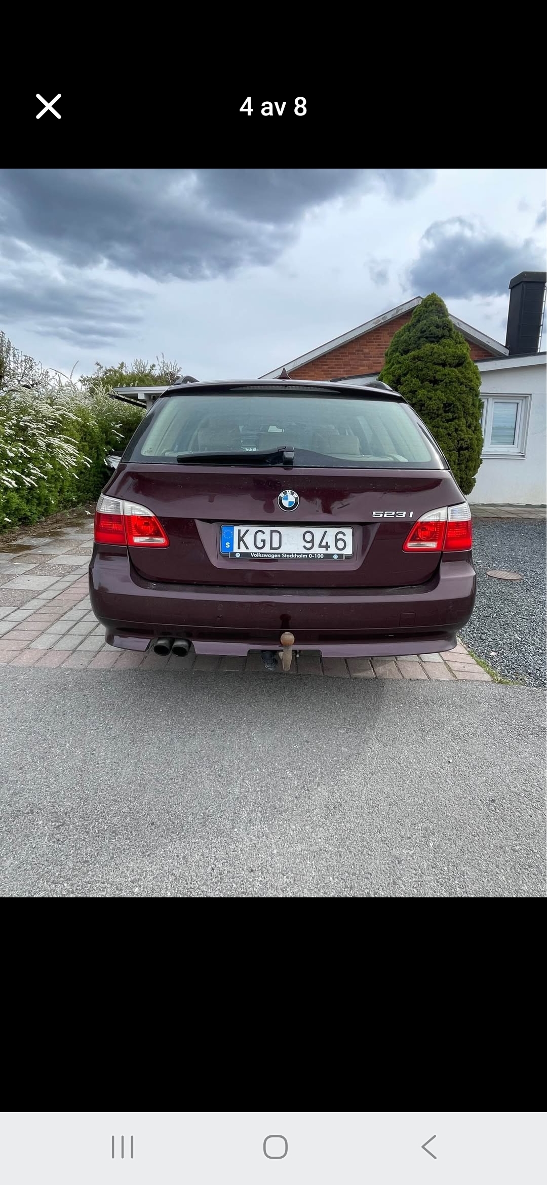 BMW 523 i Touring Automatisk 2007, bild 4/8
