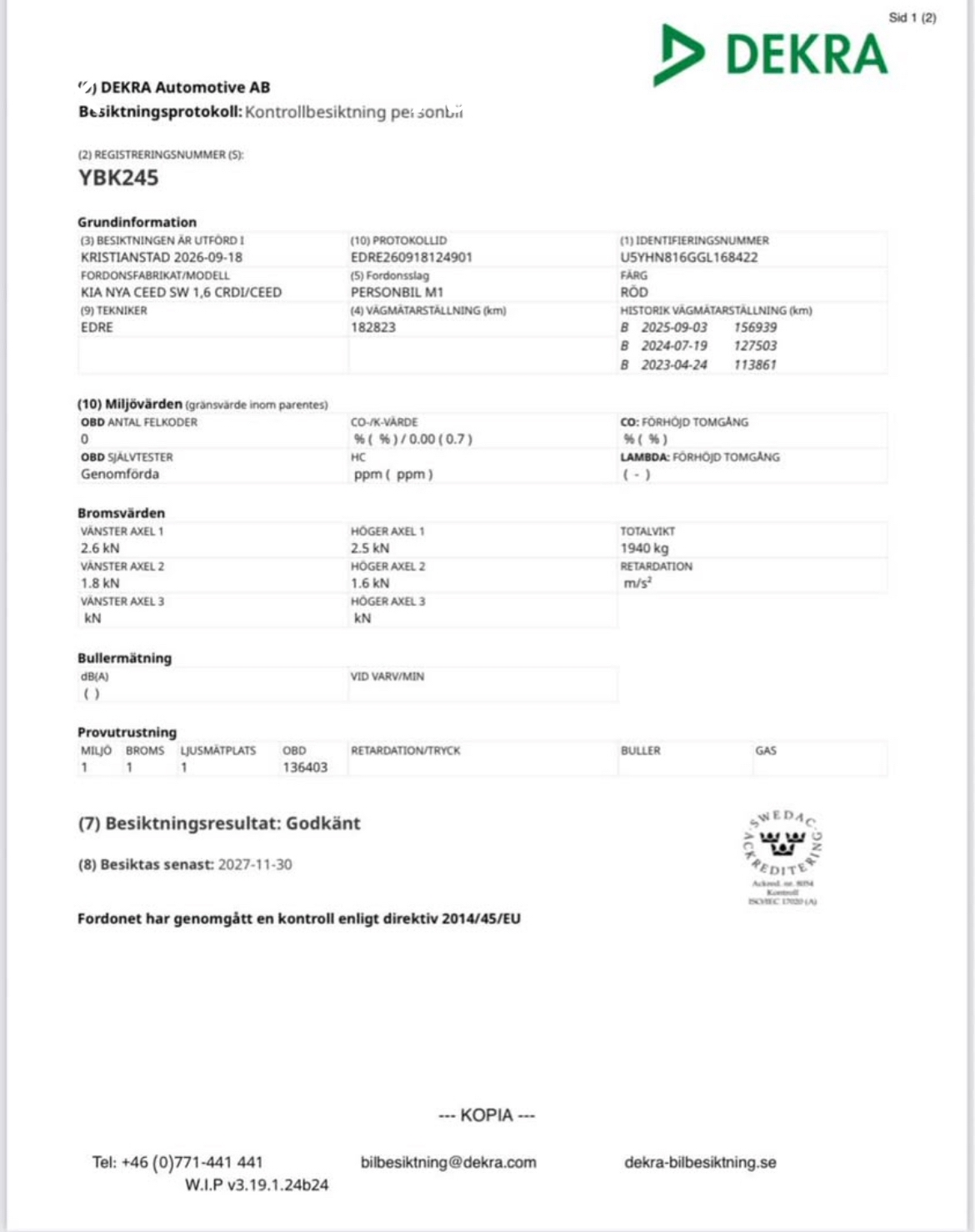 Kia Ceed _sw 1.6 CRDi DCT 2016, bild 5/10