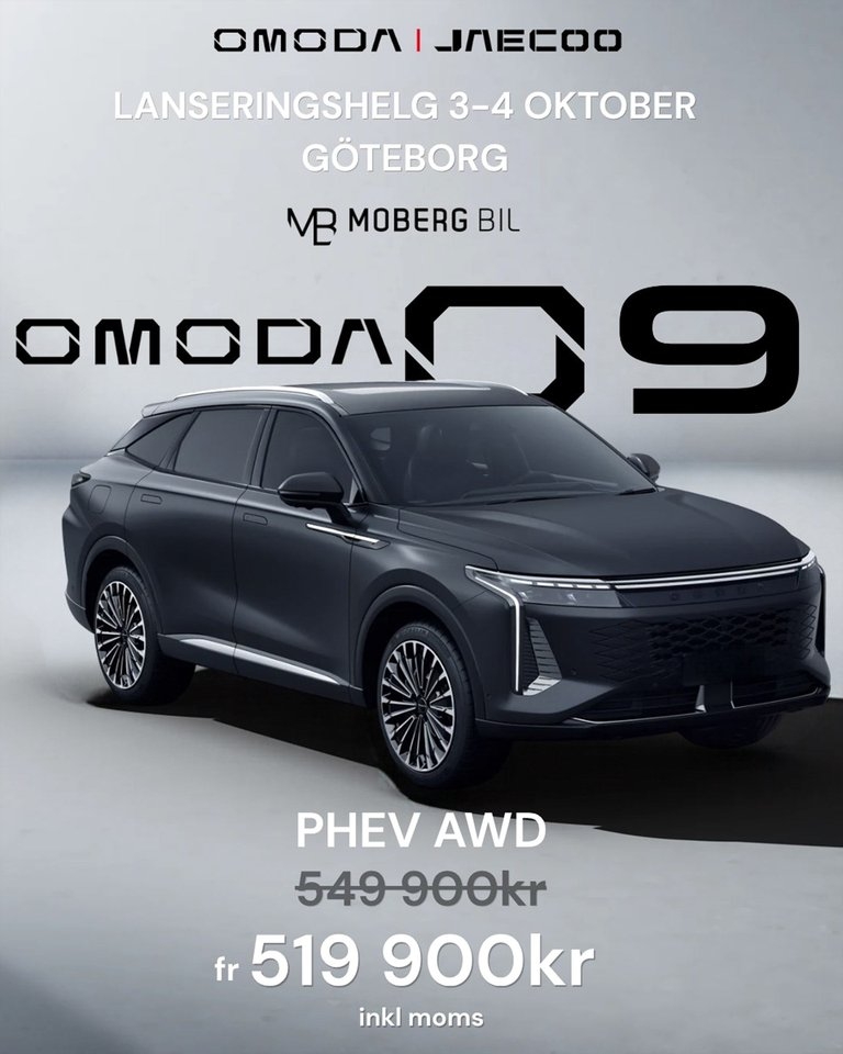 Omoda 5 AWD Super Hybrid Leveransklar 2027, bild 3/29