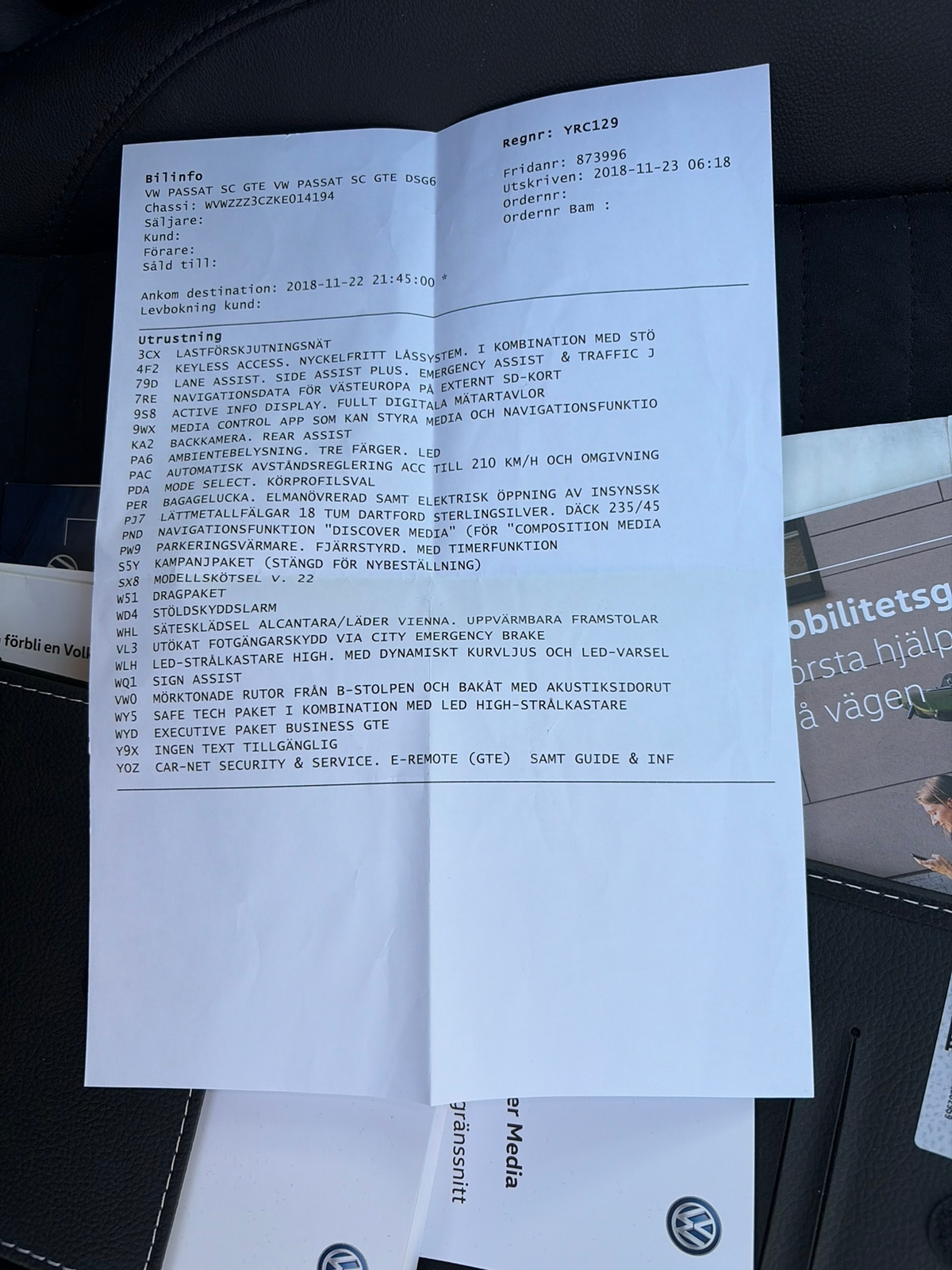 Volkswagen Passat 2019, bild 8/8