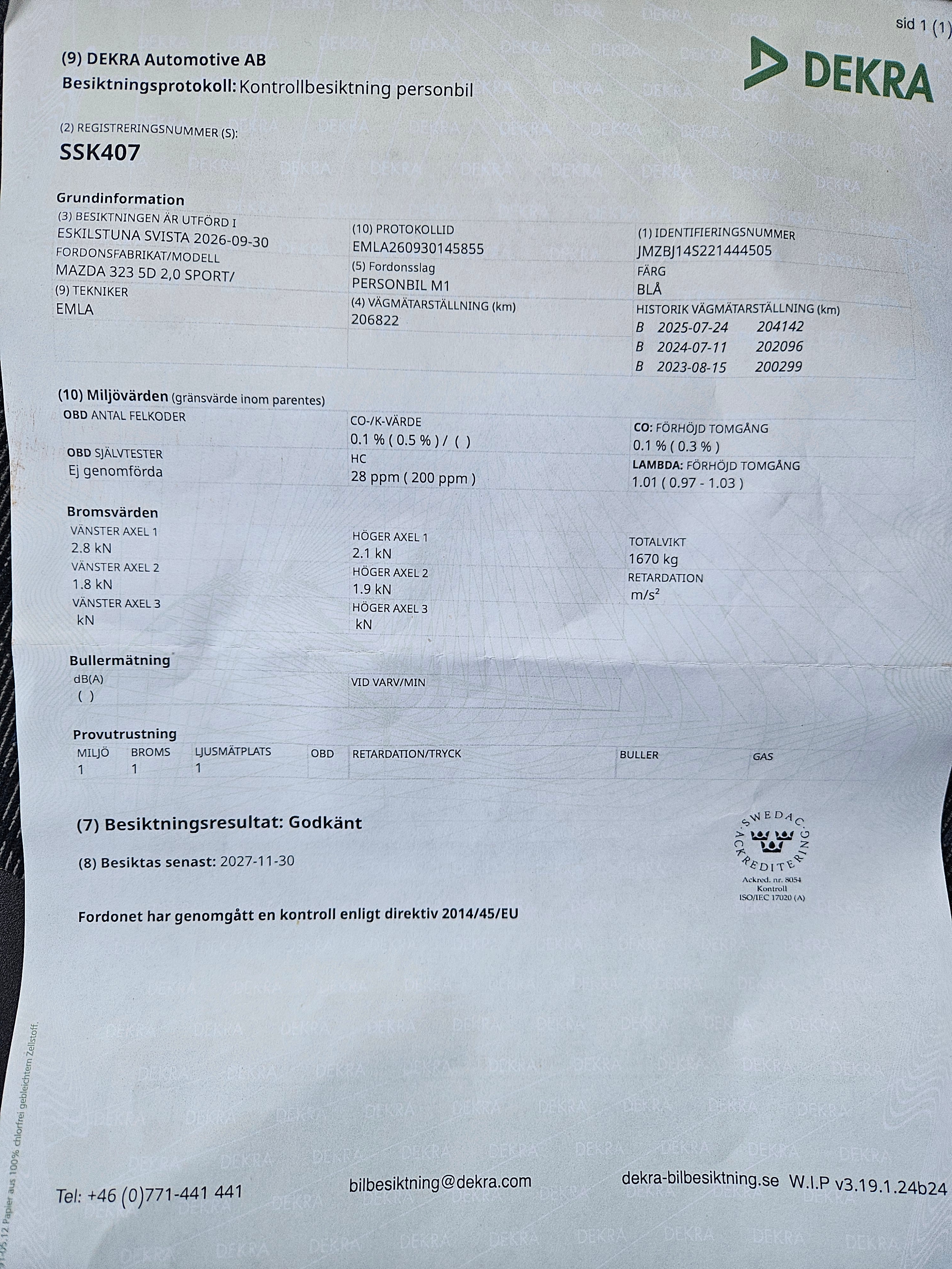 Mazda 323F 2.0 Manuell 2002, kuva 5/5