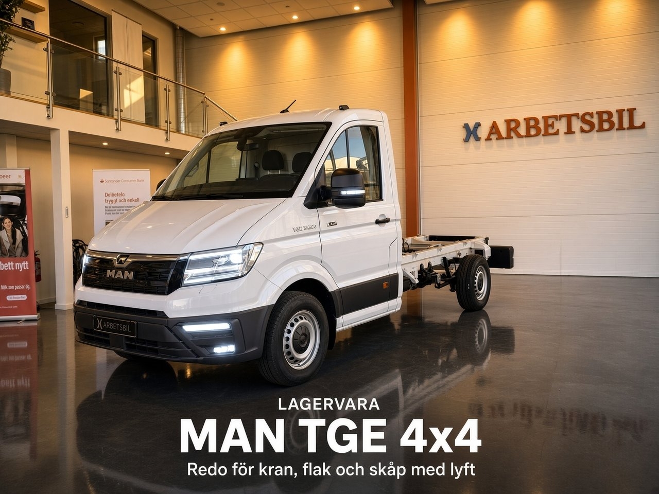 MAN TGE 4X4/180 HK/ Chassi /Lager vara 2026, bild 5/10