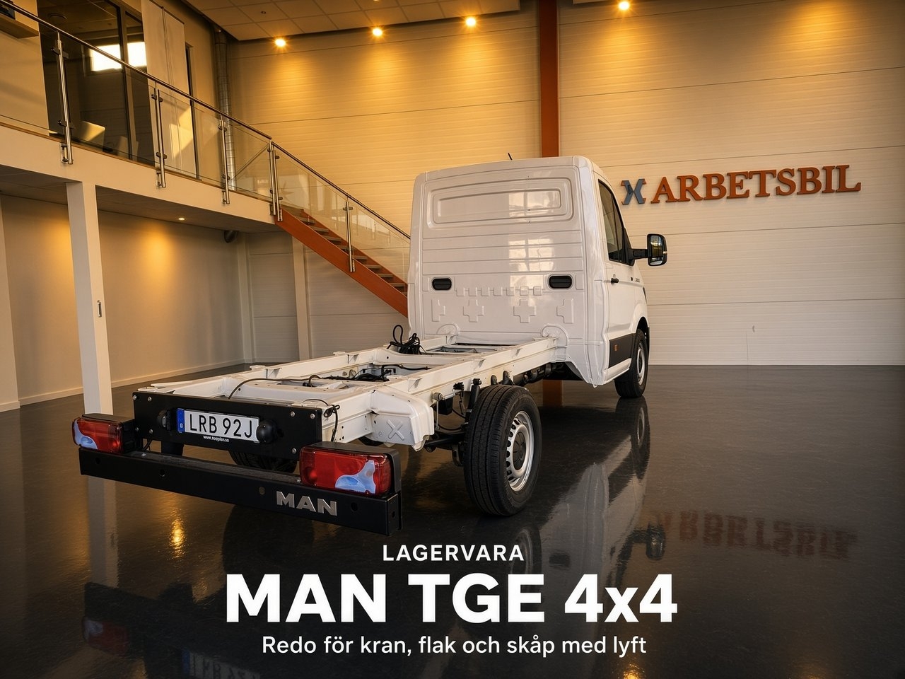 MAN TGE 4X4/180 HK/ Chassi /Lager vara 2026, bild 6/10