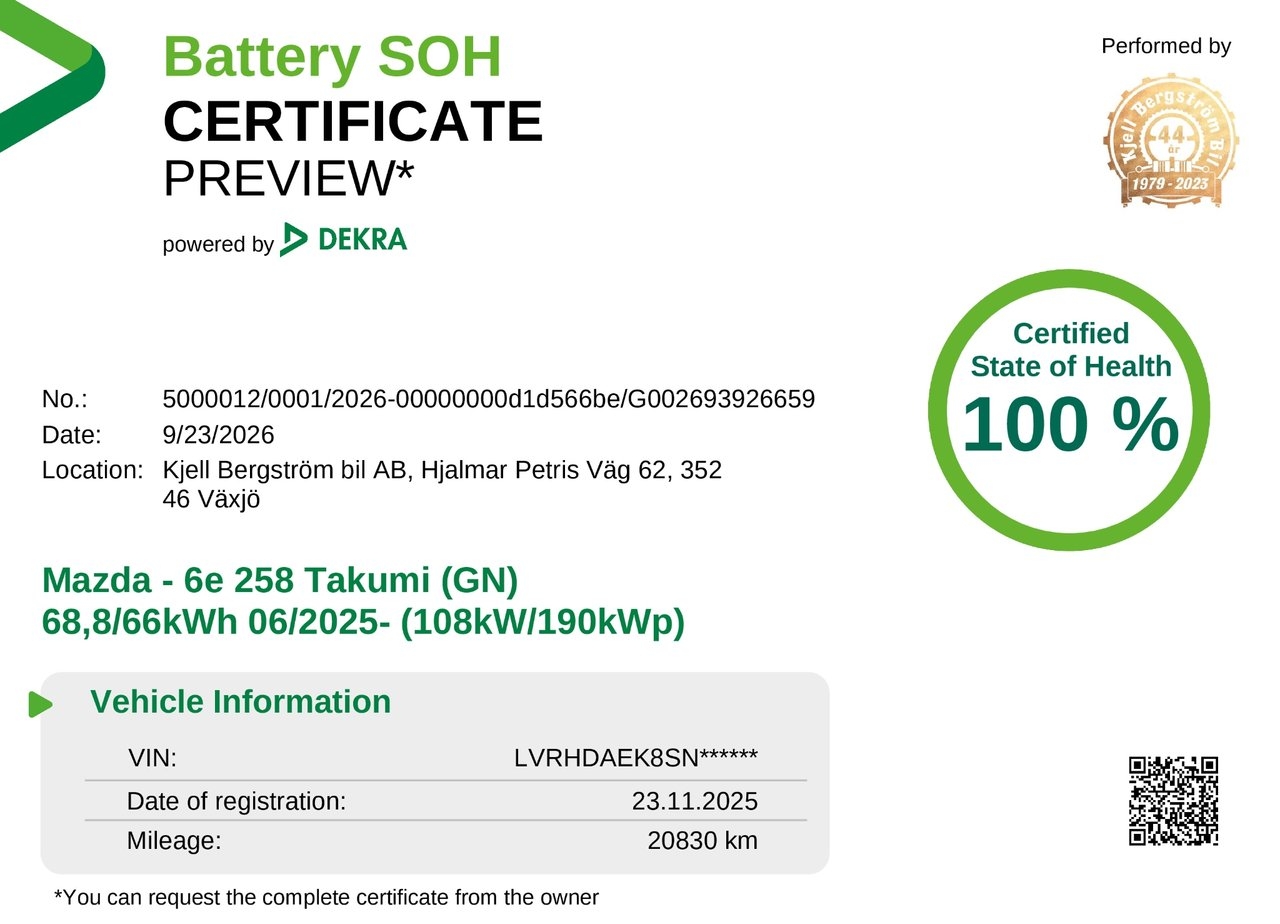 Mazda 6e TAKUMI 68.8 kWh LFP 2025, kuva 2/10