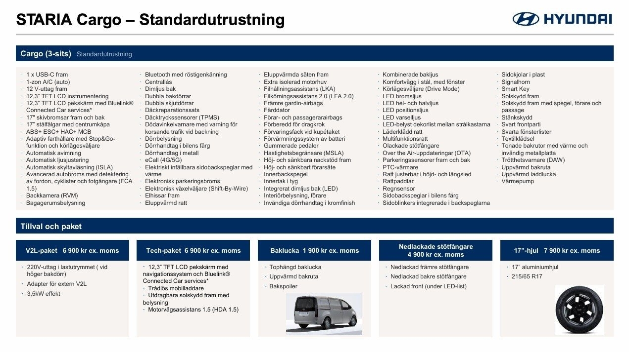 Hyundai Staria EV CARGO 84kWH LANSERING 2027, bild 8/8