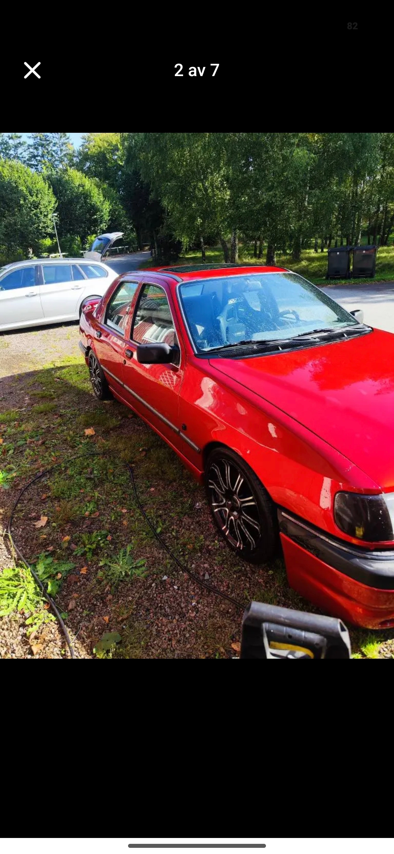 Ford Sierra Sedan 2.9 V6 Manuell Turbo 1989, bild 2/7
