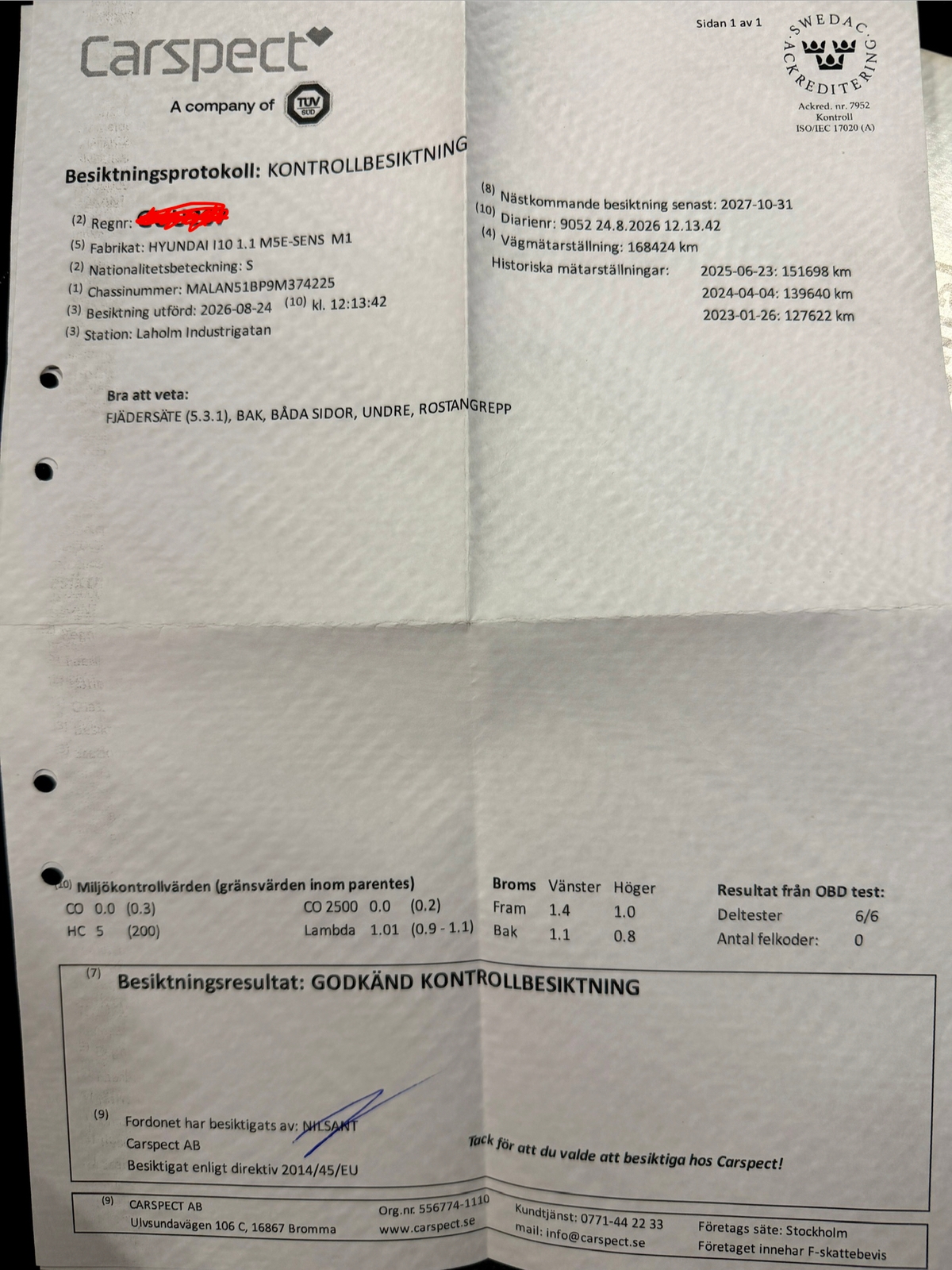 Hyundai i10 1.1 iRDE Manuell 2009, photo 4/4
