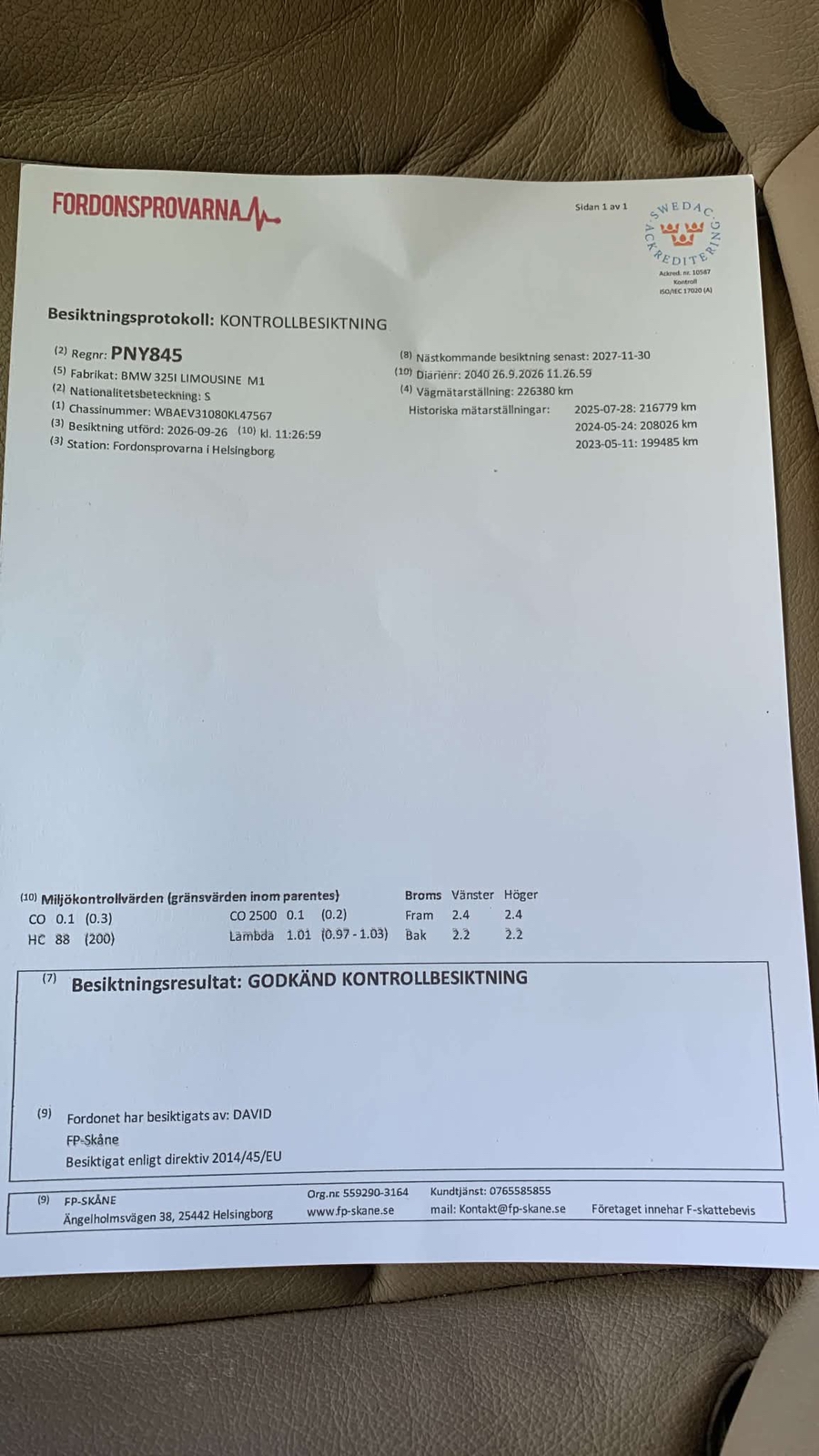 BMW 325 i Sedan Automatisk 2003, bild 7/10