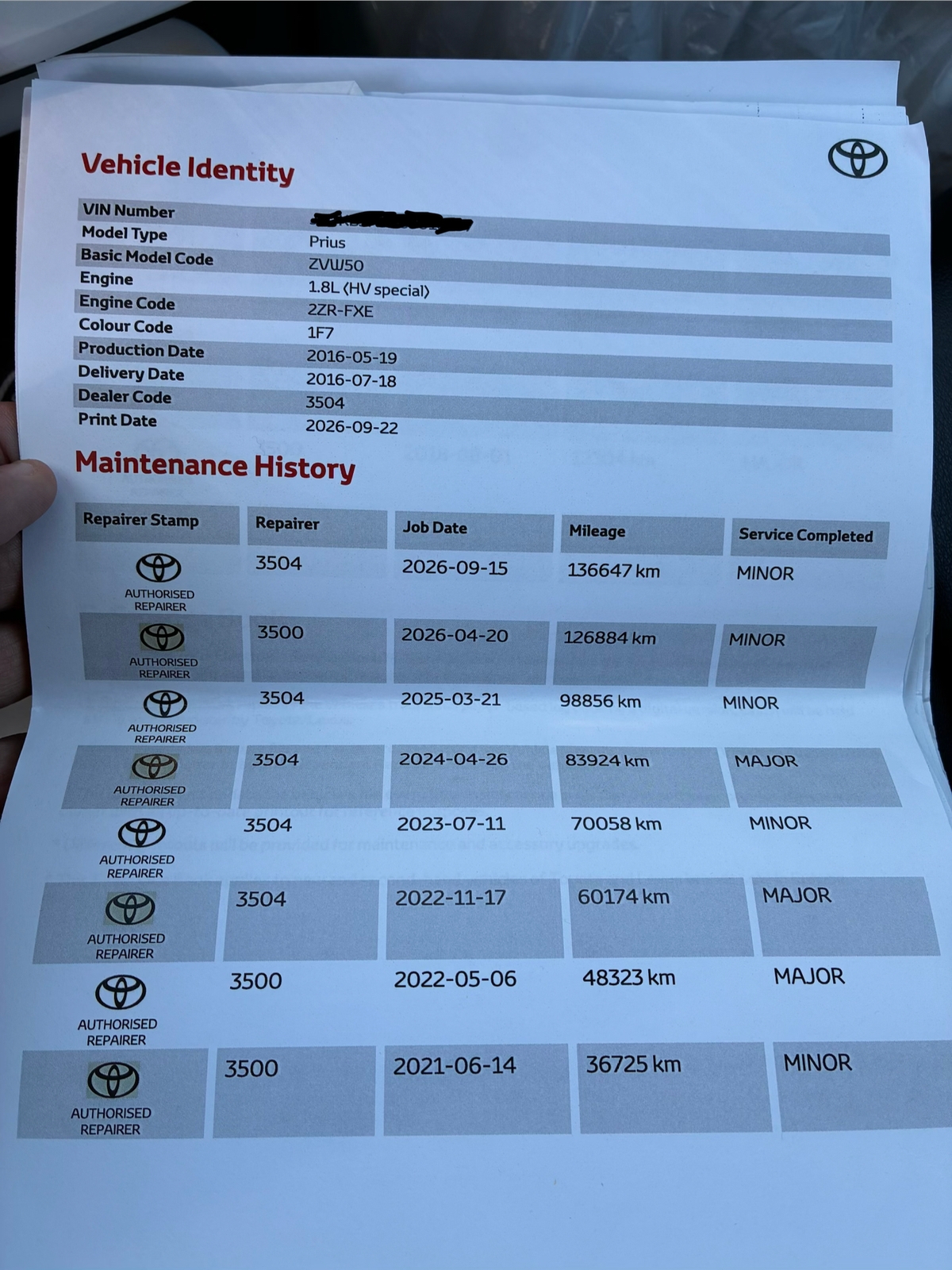 Toyota Prius Executive/GPS 2016, bild 6/8