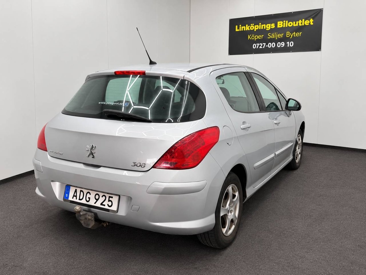 Peugeot 308 5-dörrar 1.6 VTi Euro 5 2009, bild 5/10