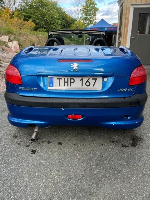 Peugeot 206 CC 1.6 Manuell 2002, photo 5/10