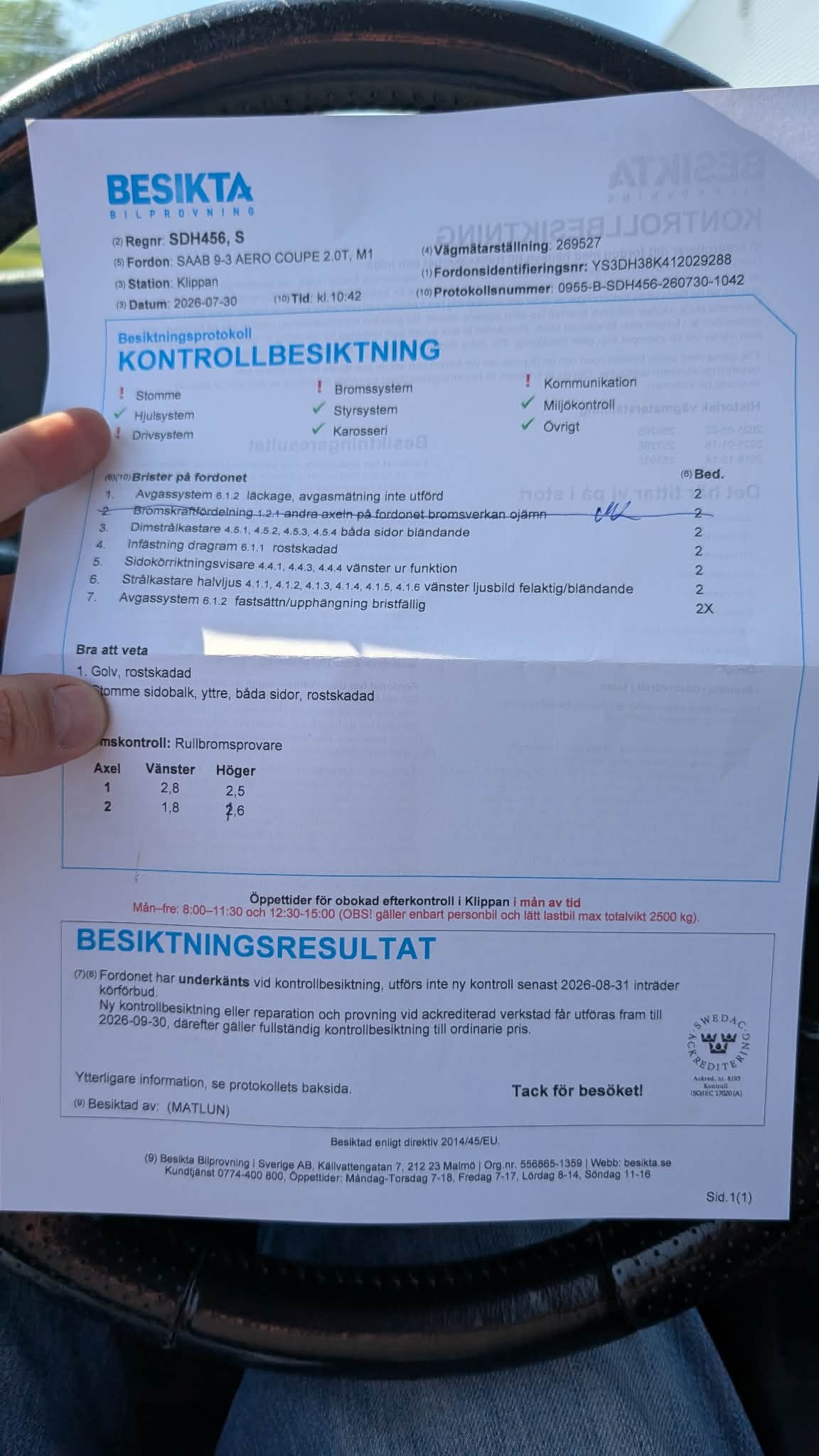 Saab 9-3 3-dörrar 2.0 Turbo Automatisk 2001, kuva 6/10