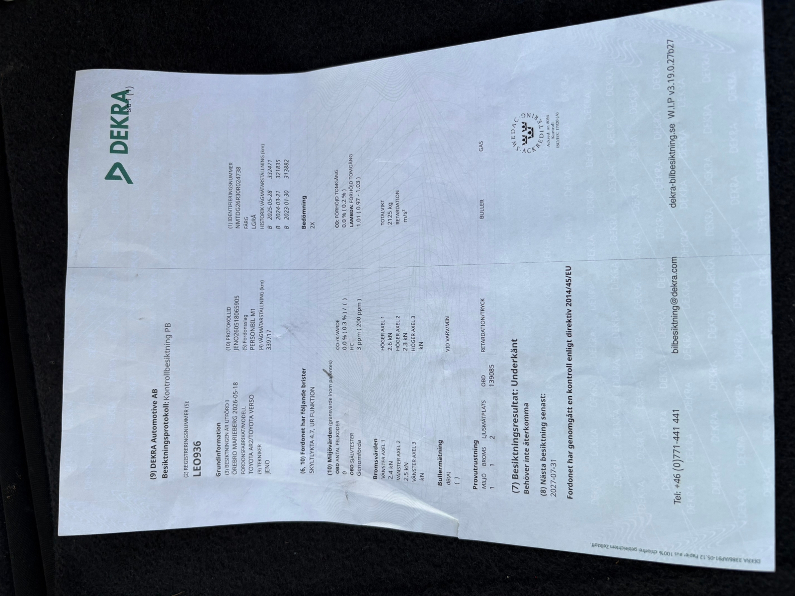 Toyota Verso 1.8 Valvematic Manuell 2011, bild 4/4