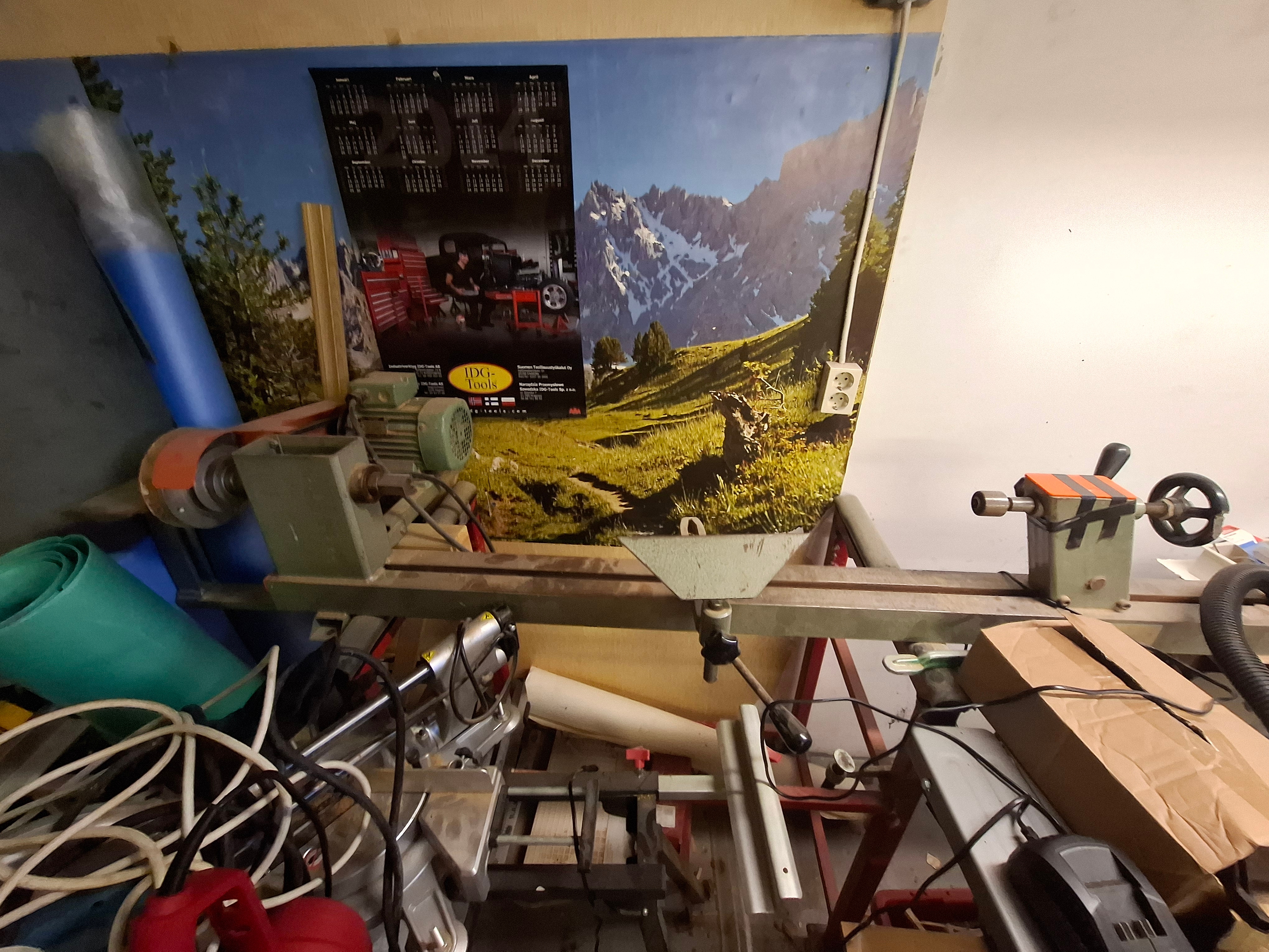 Svarv för träbearbetning