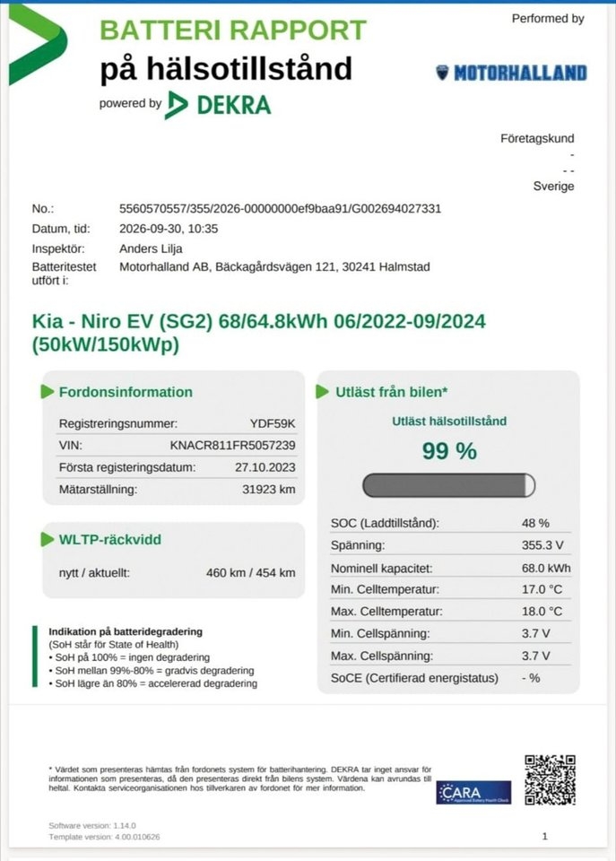Kia Niro 64.8 kWh 2024, bild 2/10