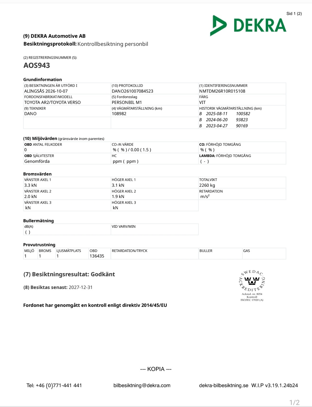 Toyota Verso 1.6 D-4D 2014, bild 4/8
