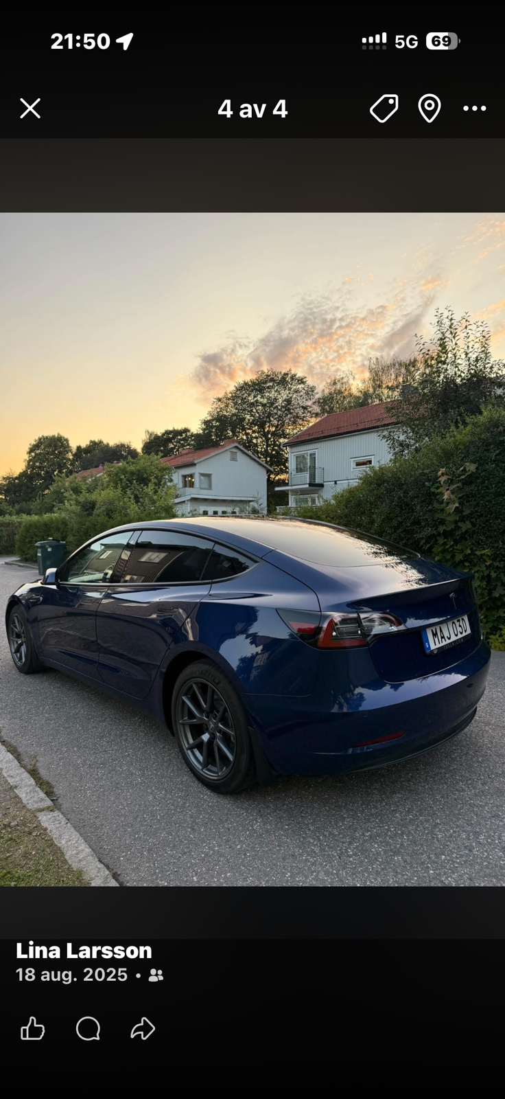 Tesla Model 3 Standard Range Plus 2021, bild 4/6