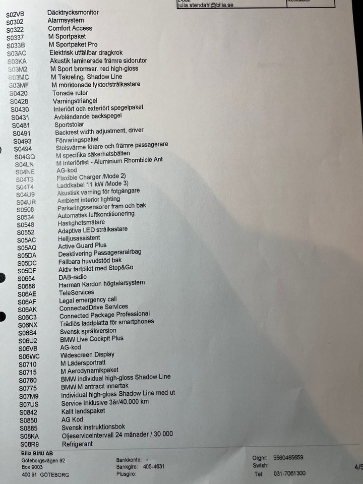 BMW 330e M Sport 2023, bild 10/10