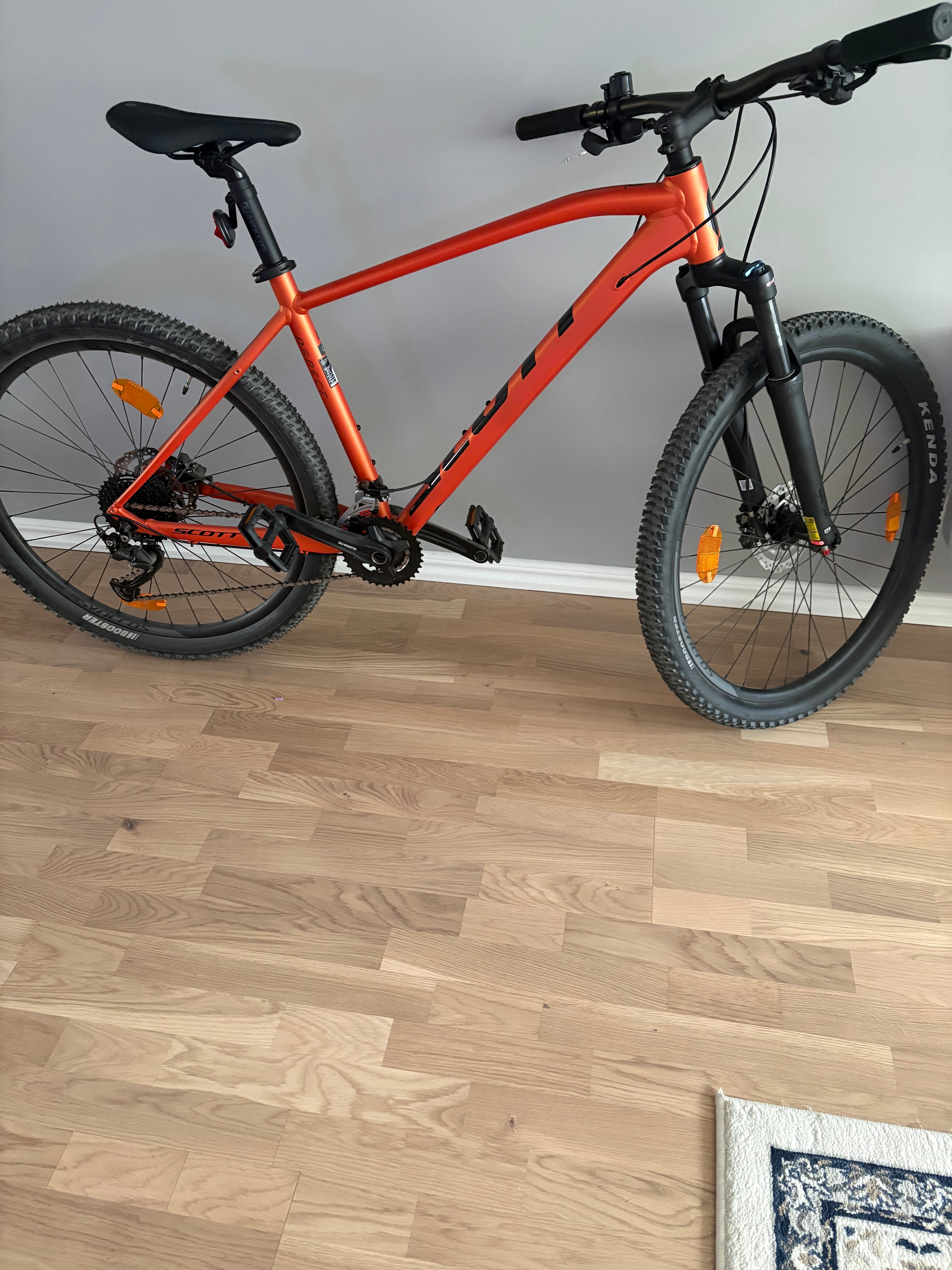 KTM mountainbike 27,5" ramstorlek L orange unisex