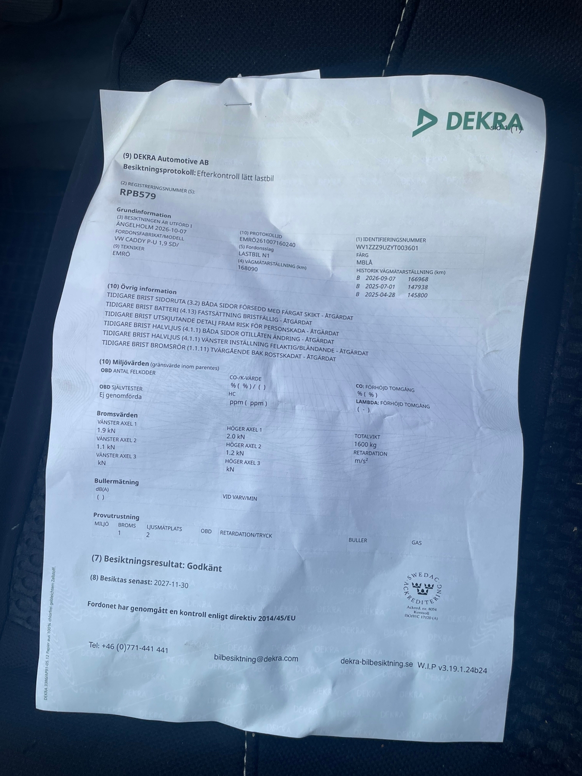 Volkswagen Caddy 2000, photo 8/8