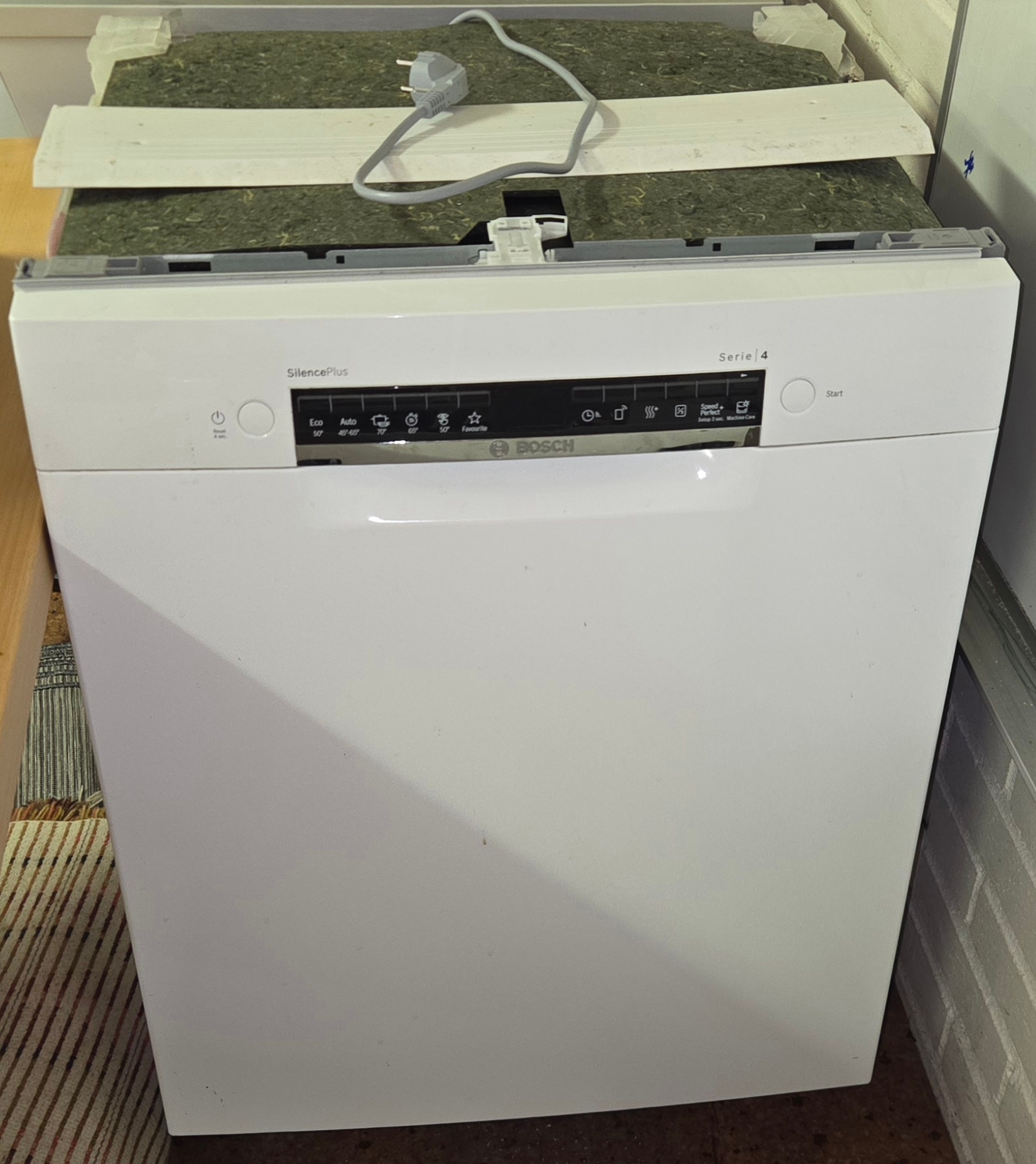 Bosch underbyggd diskmaskin vit