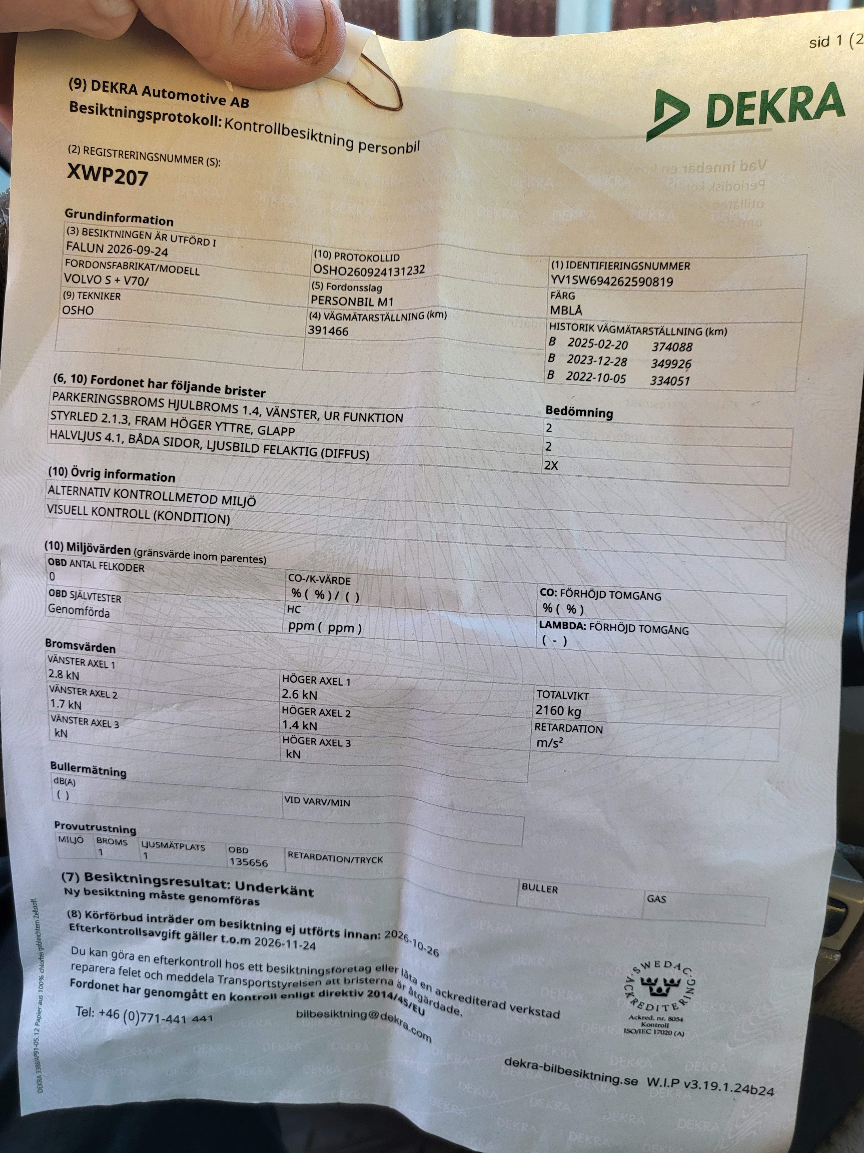 Volvo V70 2.4D DPF 2006, bild 6/6