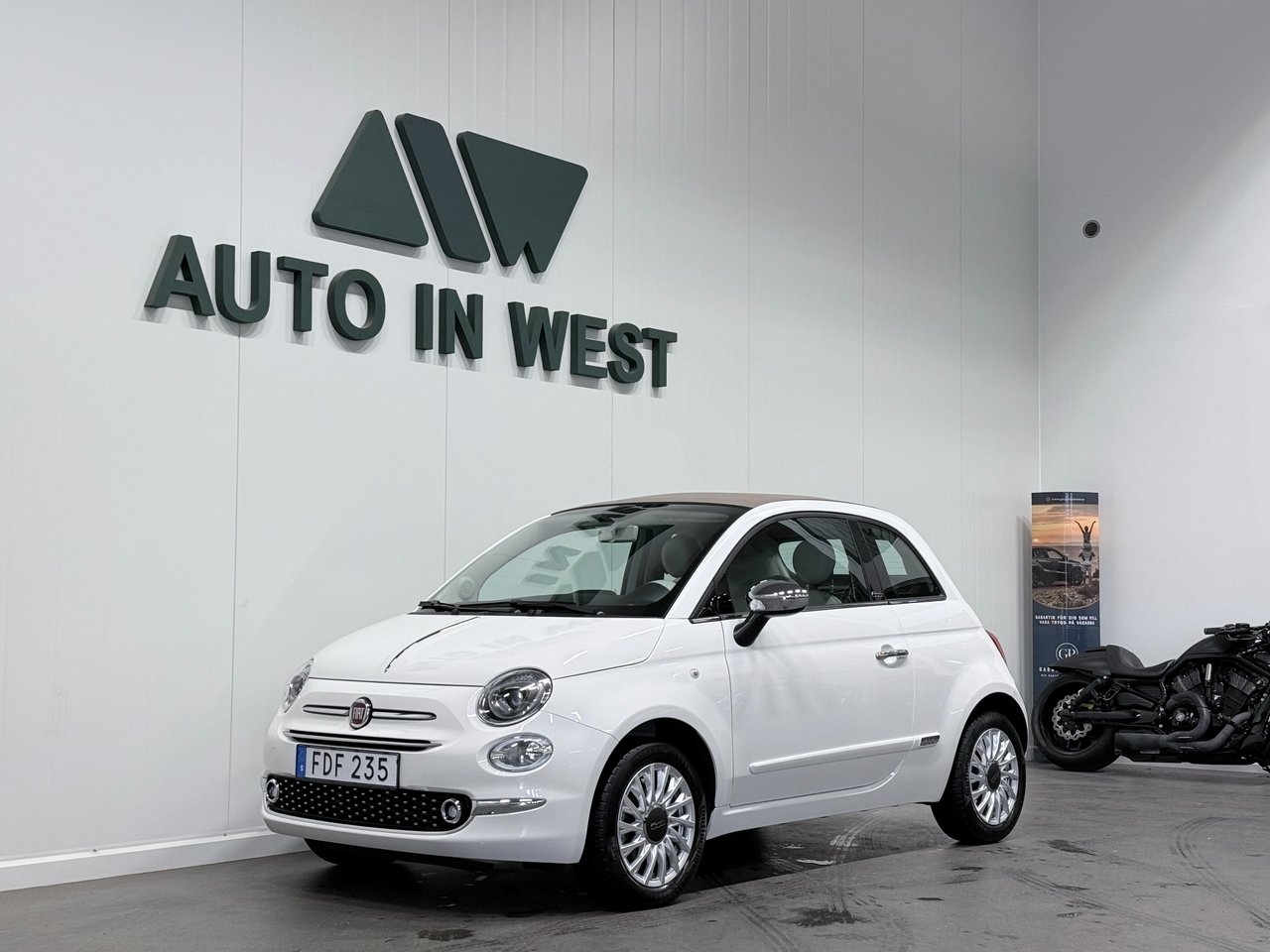 Fiat 500C 1.2 8V Lounge 2018, bild 2/10