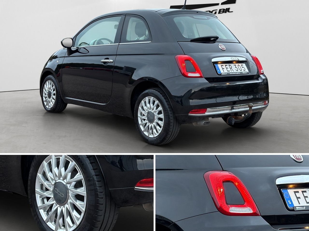 Fiat 500 1.2 8V Lounge 2017, bild 2/10